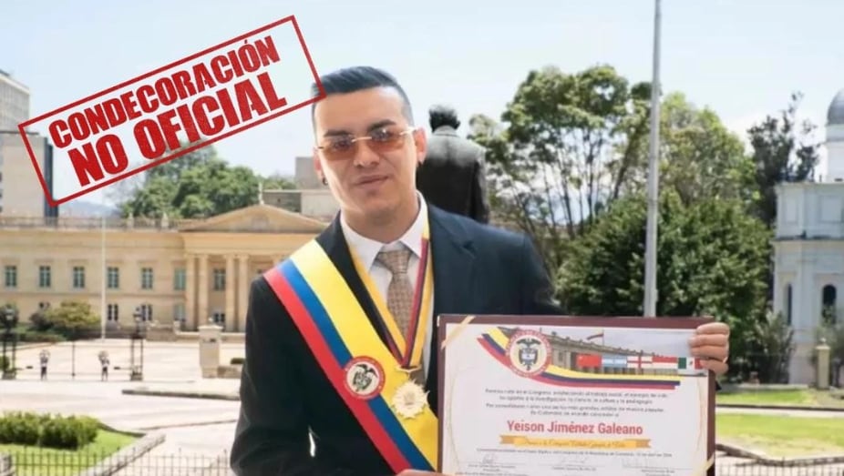 La polémica historia detrás de la condecoración a Yeison Jiménez en el Congreso de la República