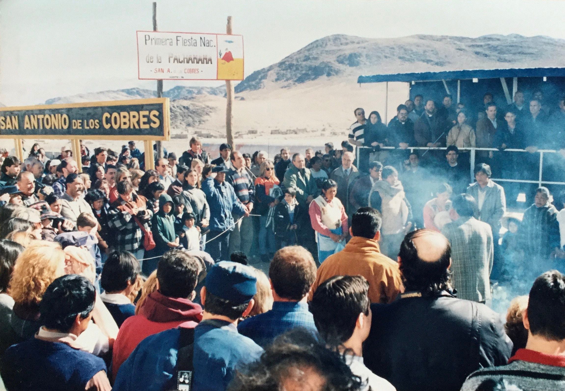 La celebración a la Pachamama se realiza en diversos puntos del país, como es el caso de San Antonio de los Cobres, en la provincia de Salta