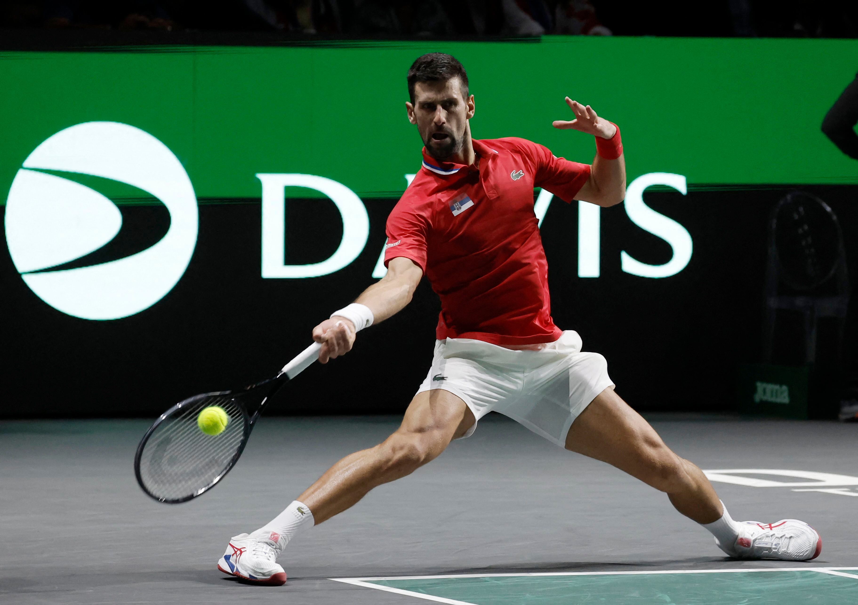 Djokovic en la Davis (REUTERS/Jon Nazca)