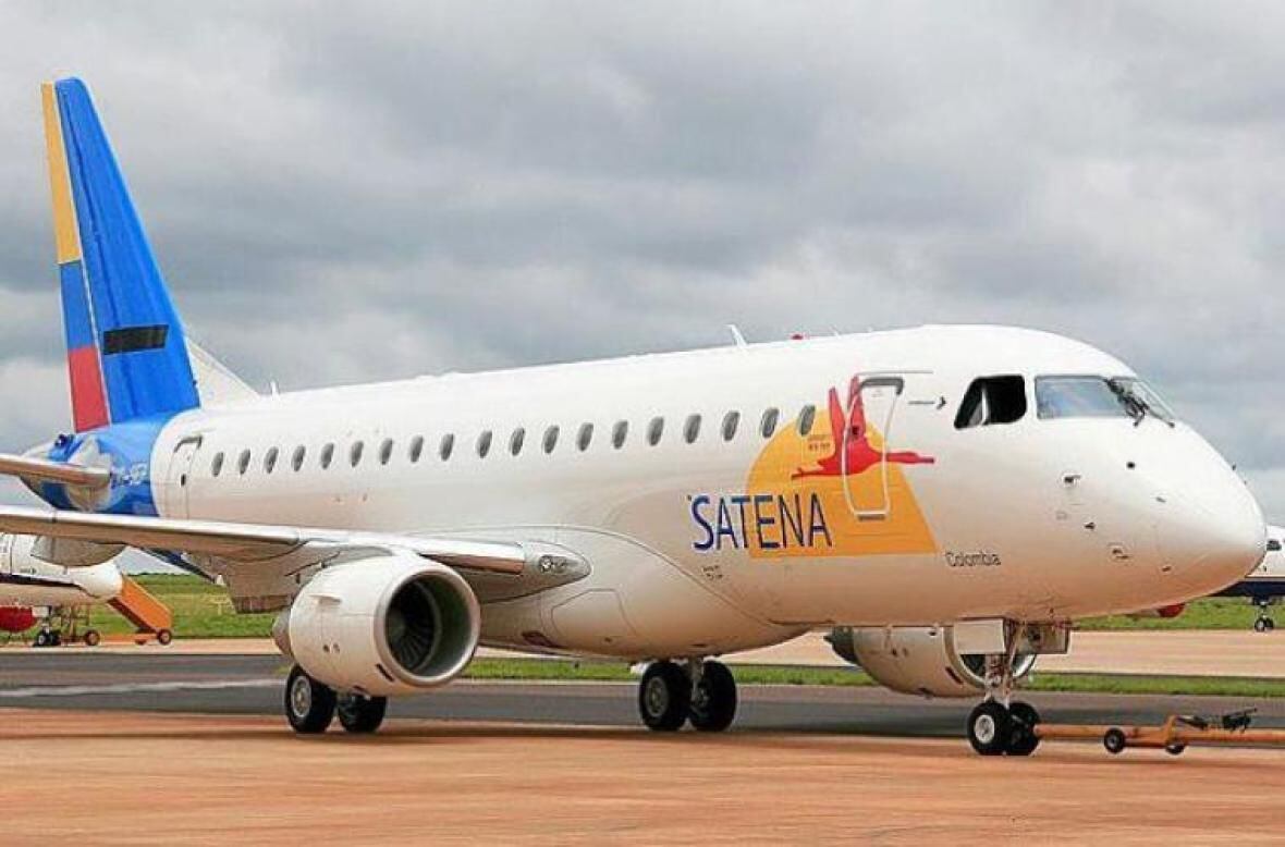 Una de las aerolíneas que investigará la Aeronáutica Civil de Colombia, ante los elevados precios de pasajes aéreos, es Satena - crédito Aerocivil
