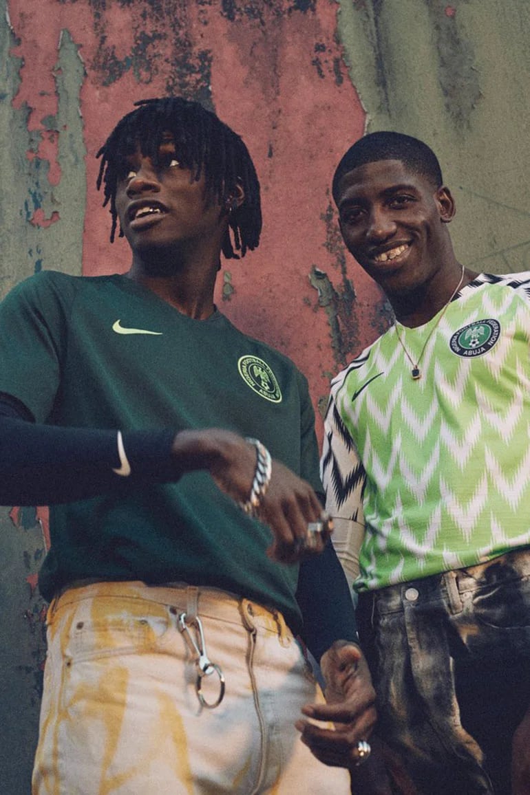 Récord de ventas: la camiseta de Nigeria hace a pocos días del Mundial - Infobae