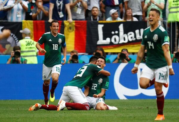 México venció a Alemania en el primer partido del Grupo F