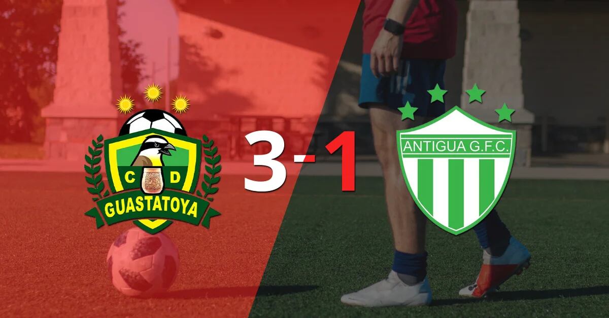 Guastatoya was over and beat Antigua GFC 3-1