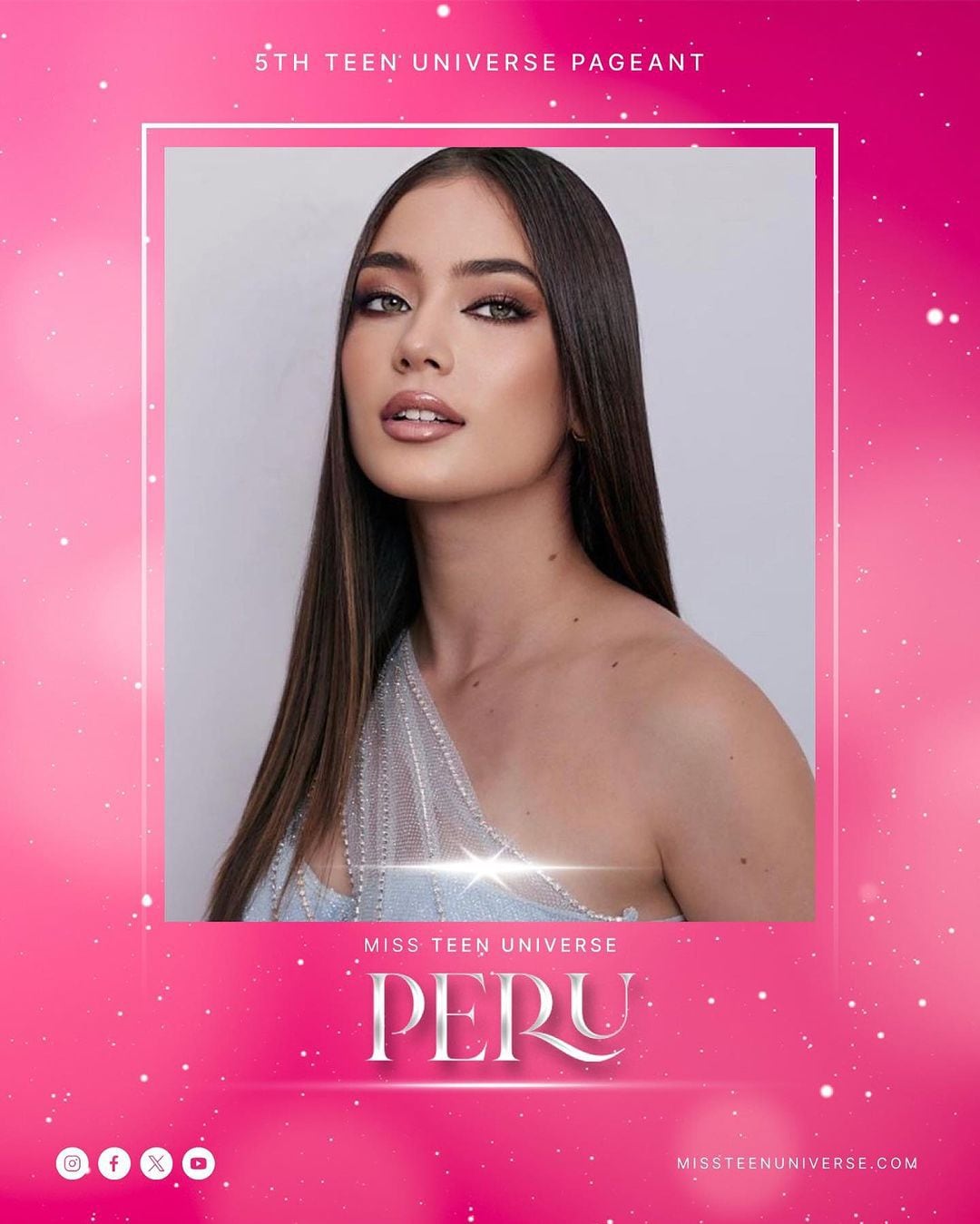 Kyara Villanella es la representante peruana en el Miss Teen Universe. Instagram/@orgmissteenuniverse