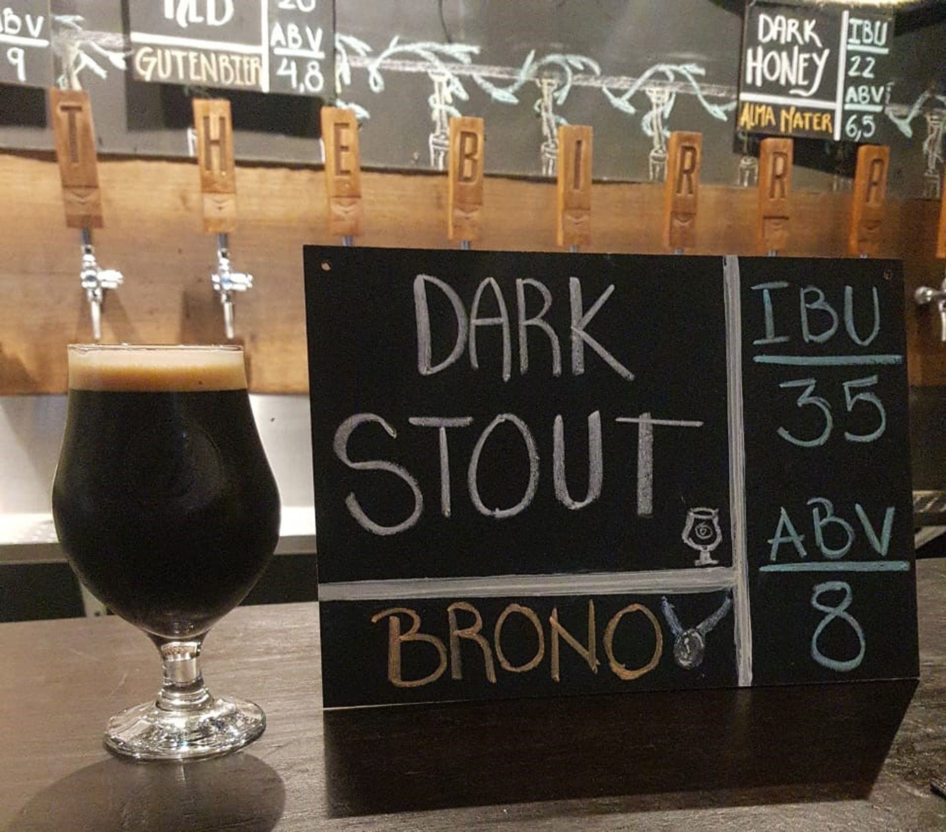 Dark Stout, uno de los estilos que más salen en The Birra Lab