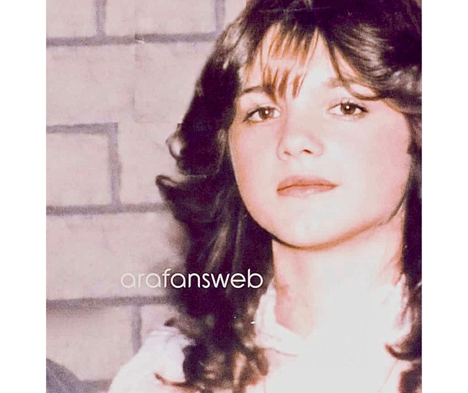 Araceli González a sus 15 años