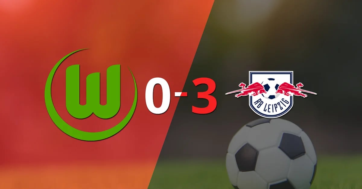 As visitors, RB Leipzig beat Wolfsburg with a resounding 3-0