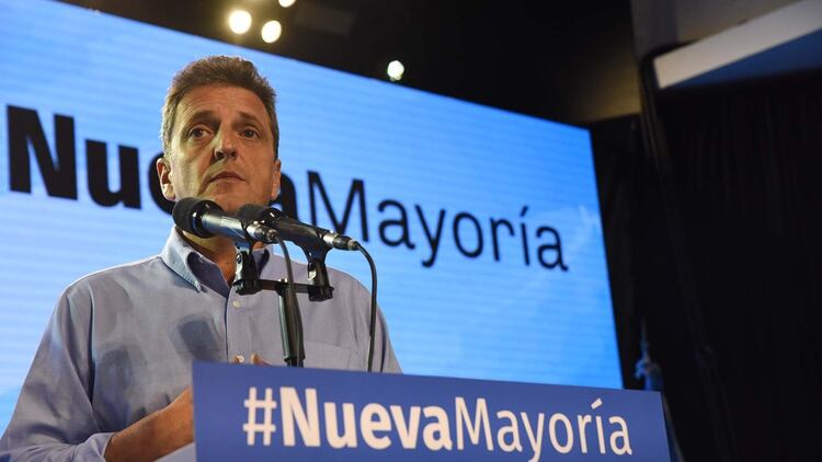 Sergio Massa, líder del Frente Renovador