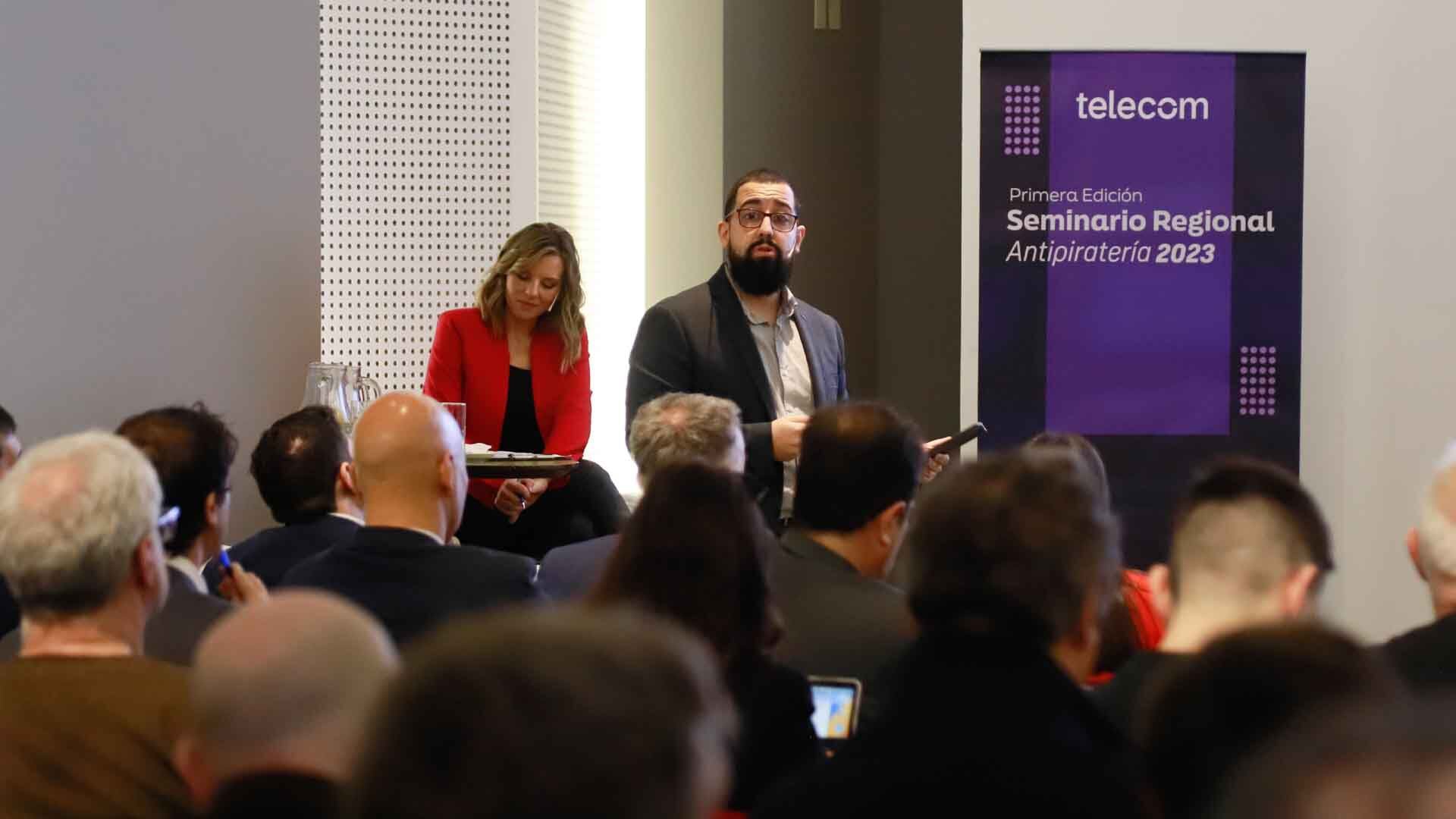 El Seminario Regional Antipiratería Telecom 2023 se dividió en cuatro paneles de expertos en tecnología y cuestiones legales (Telecom)