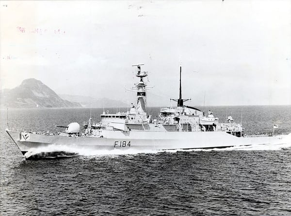HMS Ardent antes del naufragio