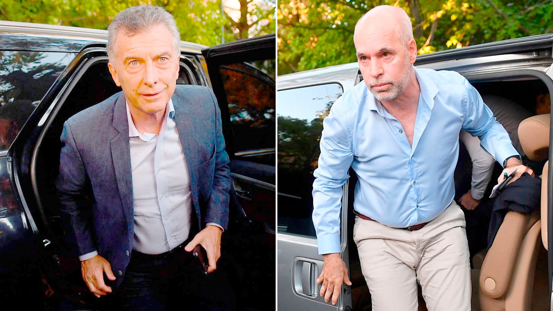 Mauricio Macri y Horacio Rodríguez Larreta, en una misma foto y con las mismas tensiones