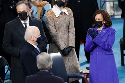 El presidente electo Joe Biden y la vicepresidenta electa Kamala Harris. REUTERS/Brendan McDermid