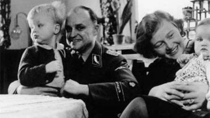 Ilse y Karl Koch junto con dos de sus hijos (Us National Archives)