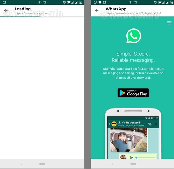 El navegador de WhatsApp promete en proteger tu historial(Foto: WABetainfo)
