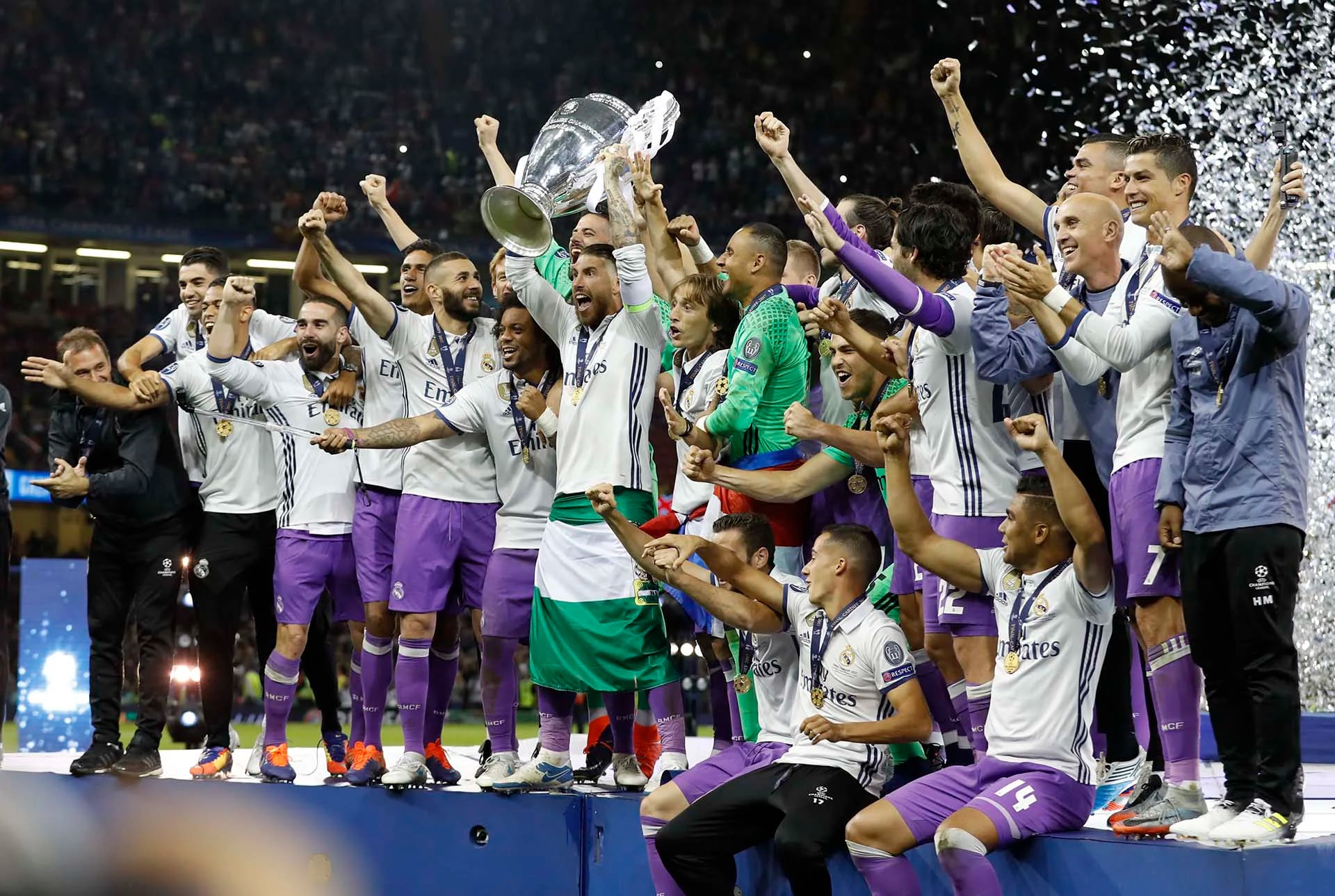 El Real Madrid ganó su tres de las cuatro últimas ediciones de la prestigiosa Champions League (Reuters)
