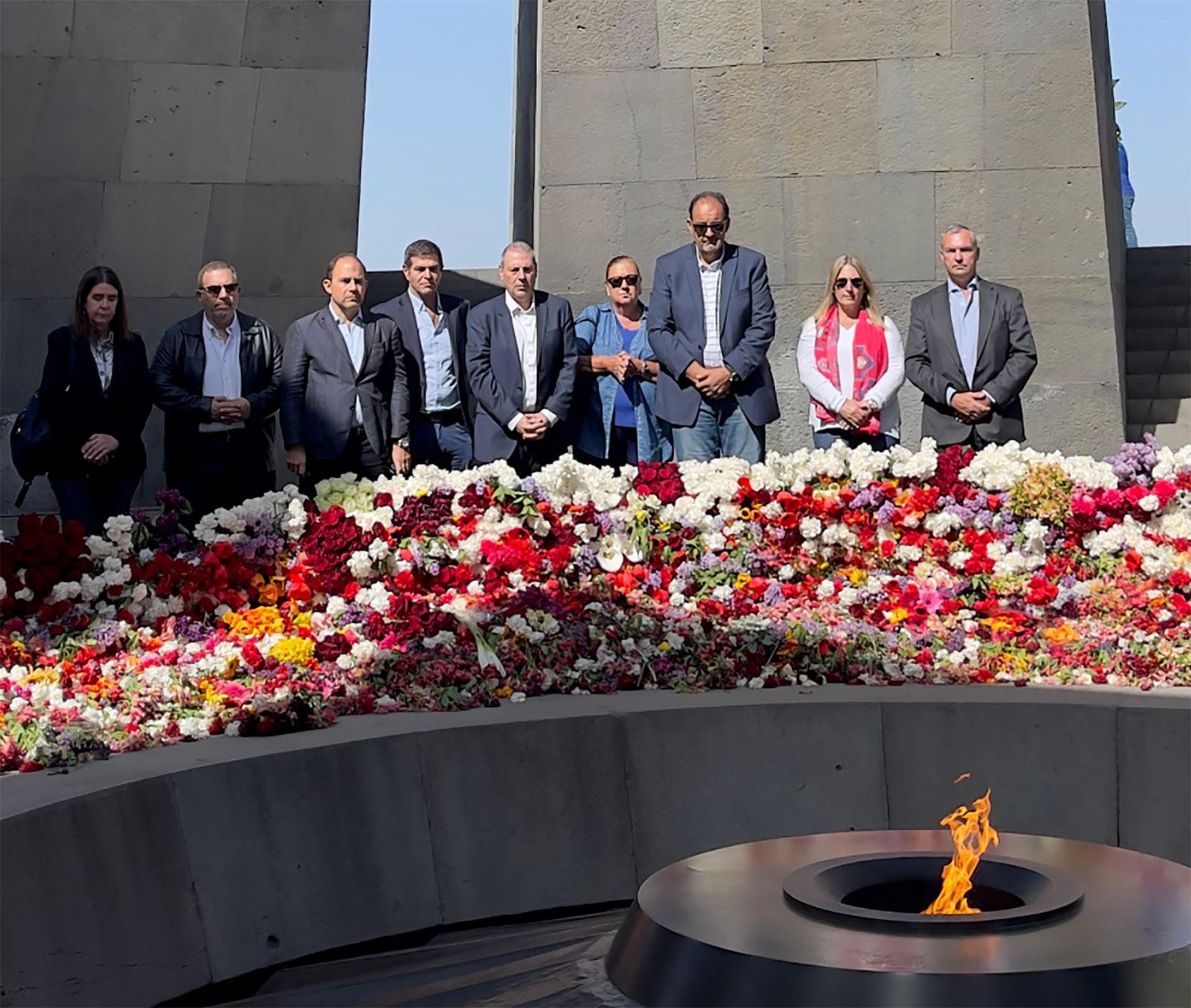 Participación argentina en los actos de conmemoración del Genocidio Armenio en Yereván (Armenia)