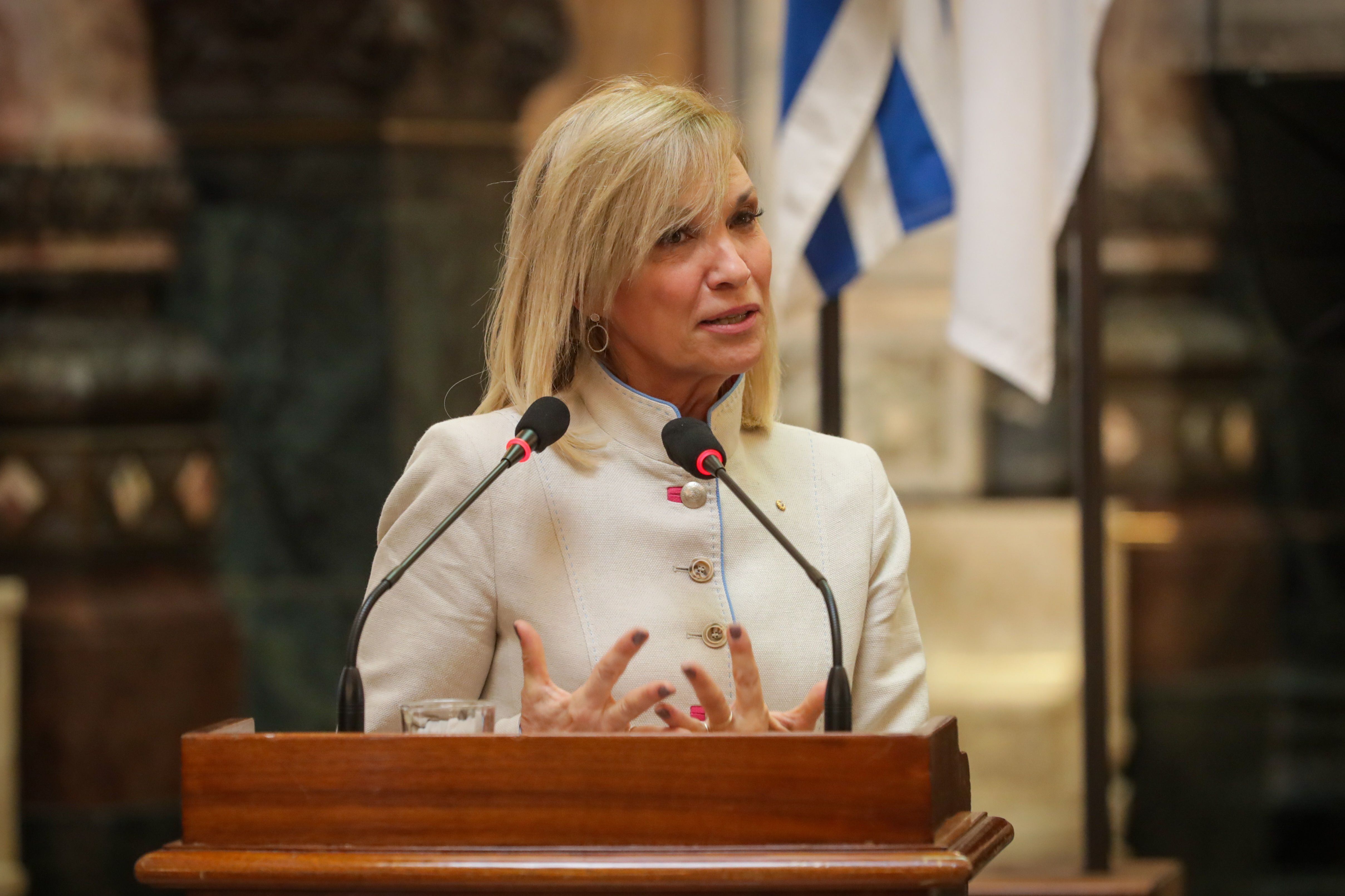 Beatriz Argimón, vicepresidenta de Uruguay (EFE/Raúl Martínez)