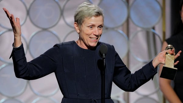 Frances Mc Dormand, protagonista de “Tres anuncios por un crimen”, ganó el premio a mejor actriz (Reuters)