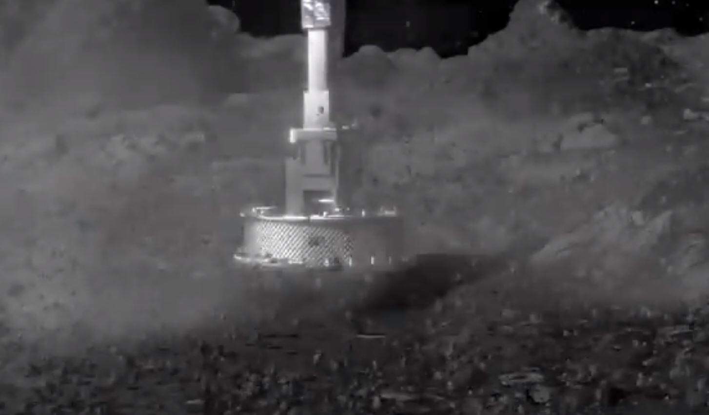 La misión OSIRIS-REx de la NASA toca Bennu para tomar muestras (NASA)
