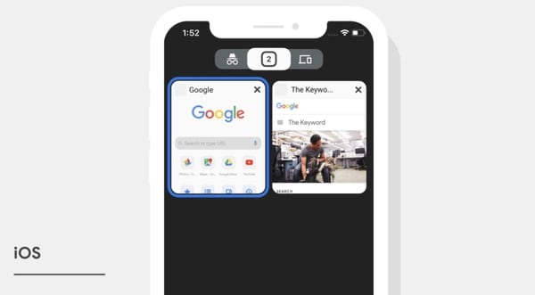 Chrome suma un nuevo diseÃ±o para iOS que permite ver las pestaÃ±as con mayor facilidad