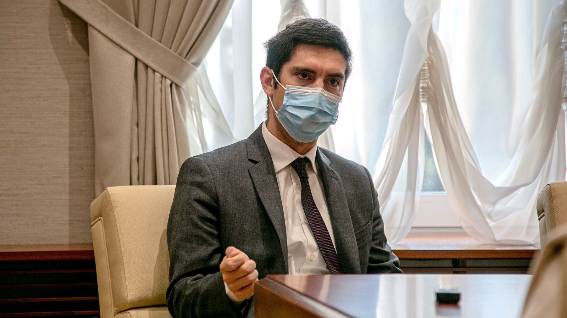 Mihai Popsoi, vicepresidente del Parlamento de Moldavia (Foto de Viorel Barbănouă/NYT)