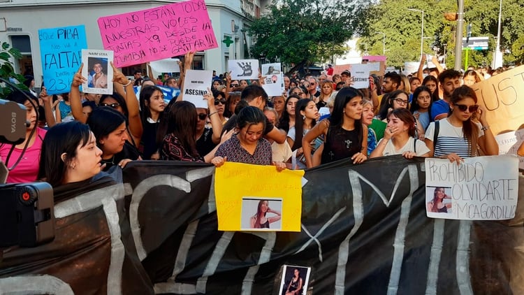 La marcha en Catamarca para pedir justicia por el crimen de Brenda