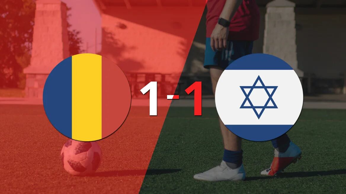 Reparto de puntos en el empate a uno entre Rumania e Israel