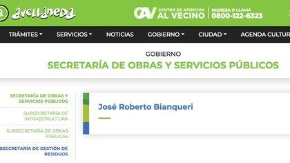 El actual subsecretario de Gestión de Residuos de Avellaneda, José Bianqueri, aparece como socio fundador de PROCIV SA. 