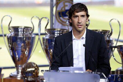 Raúl González dirige actualmente el equipo filial del Real Madrid (Reuters)