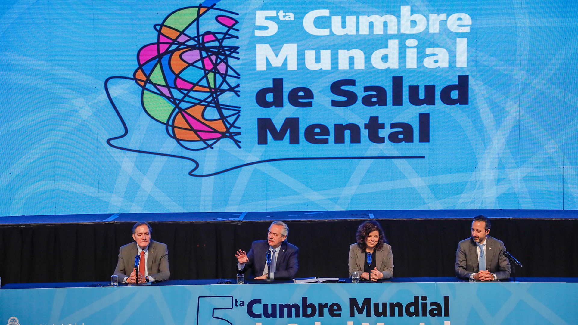 Alberto Fernández en el Congreso de Salud Mental que se desarrolla en el CCK