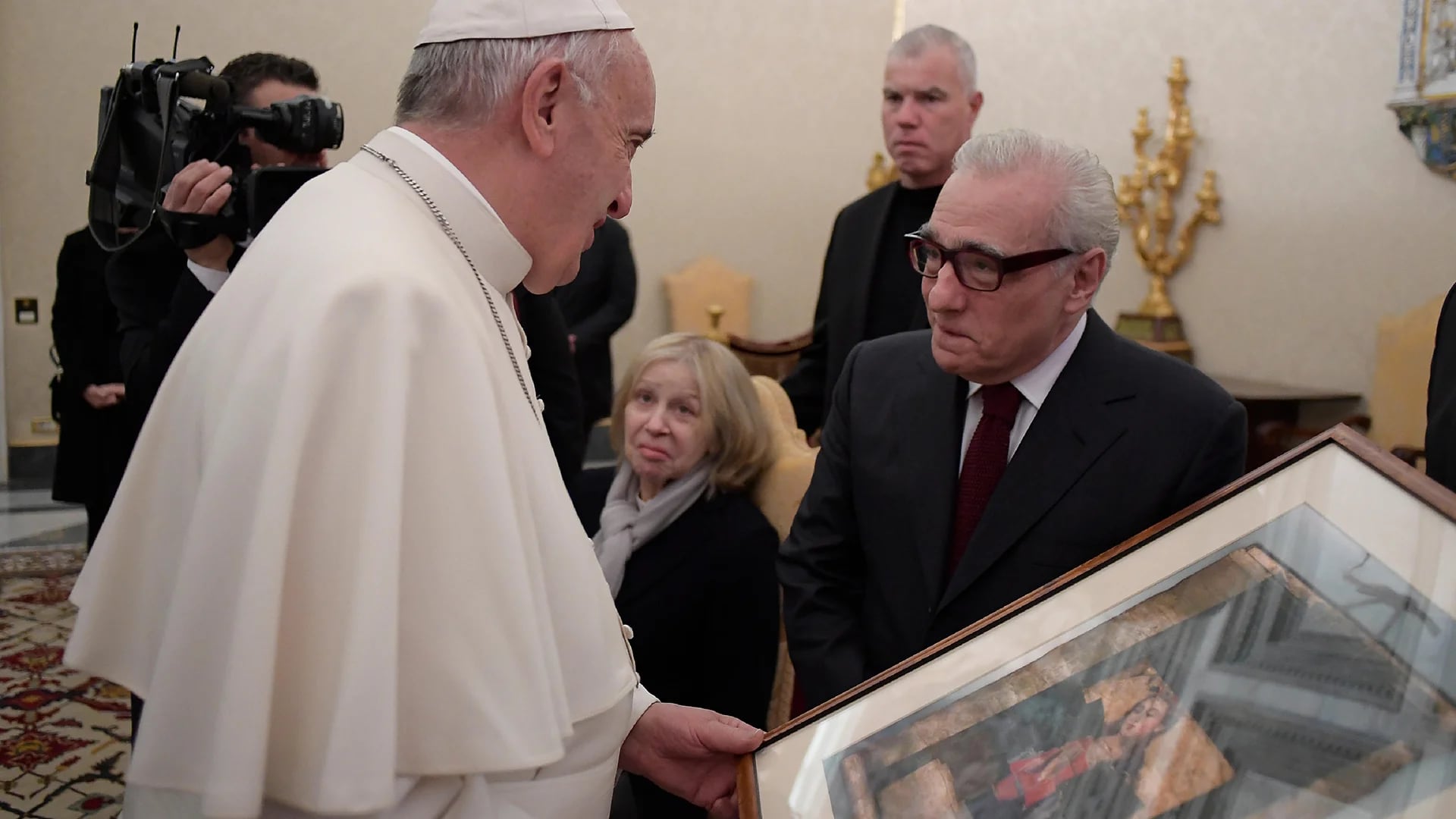 Francisco también ha recibido a personalidades destacadas, como el director Martin Scorsese (AFP)