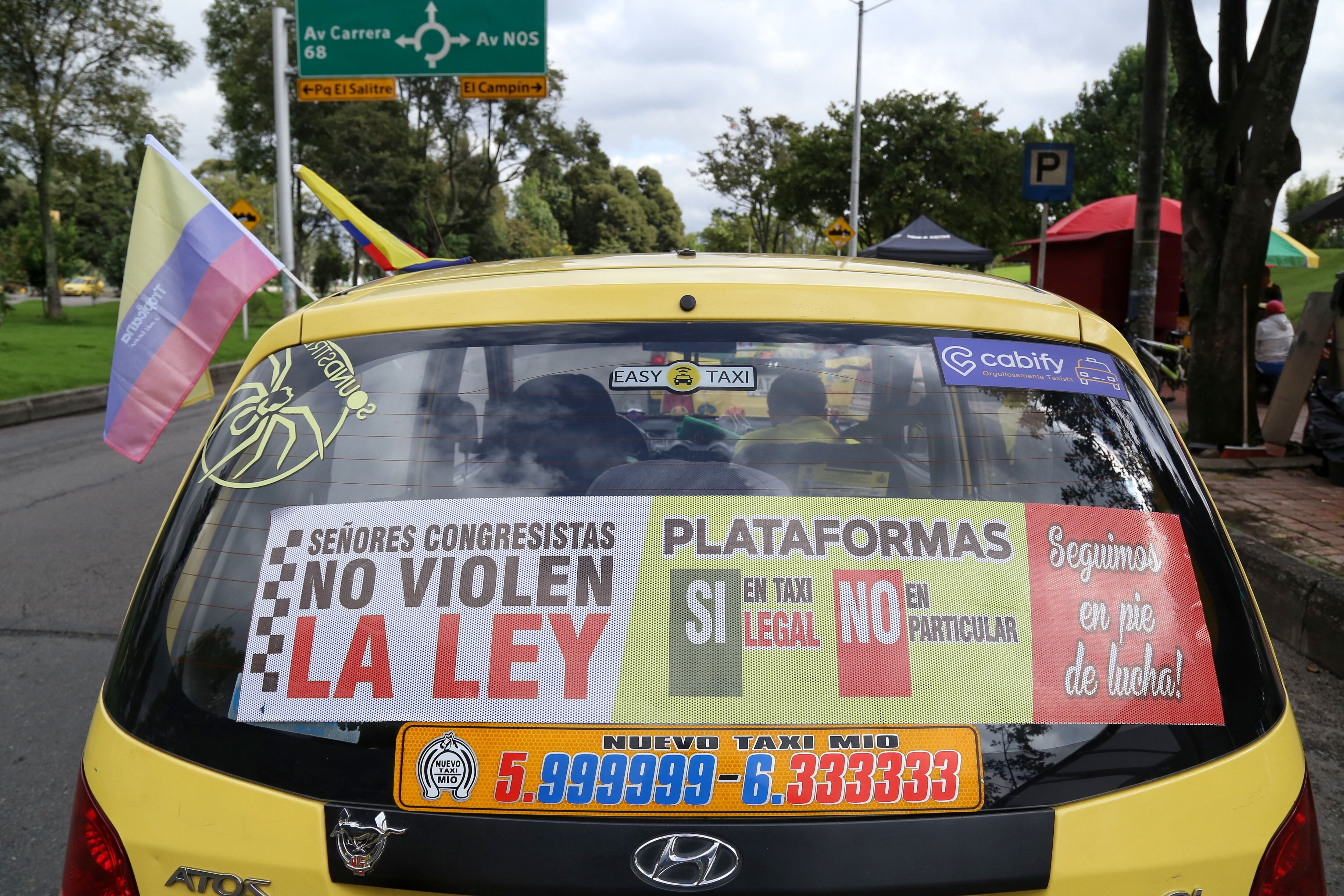 Alcaldía alistó dispositivo de seguridad para el paro de  Taxistas que podrían volver a bloquear el aeropuerto