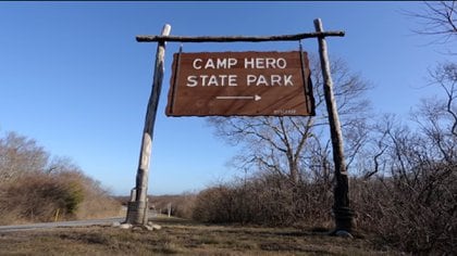 La ex base militar está situada en el interior del Parque Estatal Camp Hero