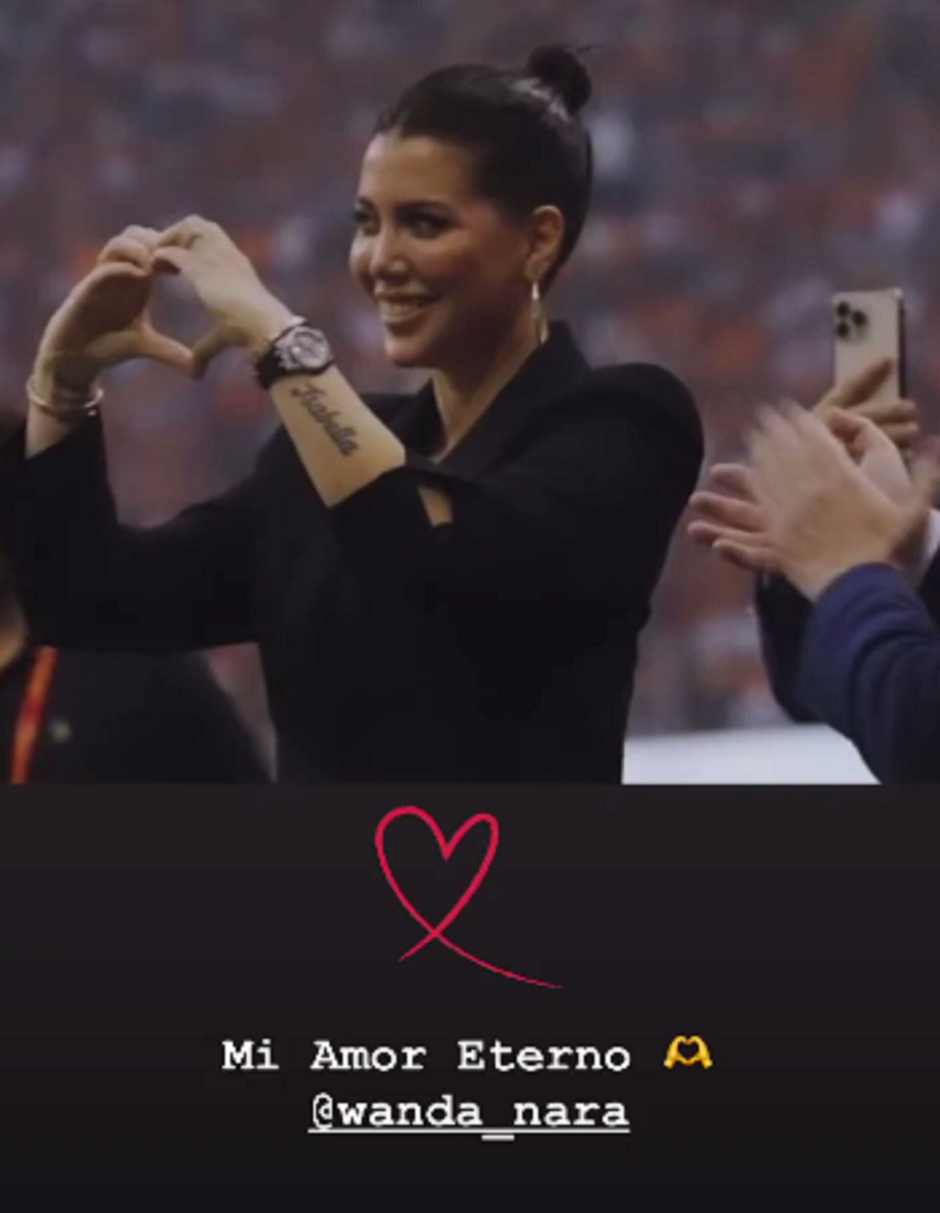 La dedicatoria de Mauro Icardi para Wanda Nara