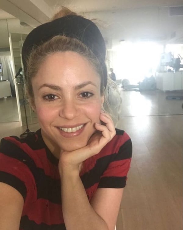 Shakira compartiÃ³ fotos sin maquillaje en su cuenta de Instagram (Foto: Instagram de Shakira)