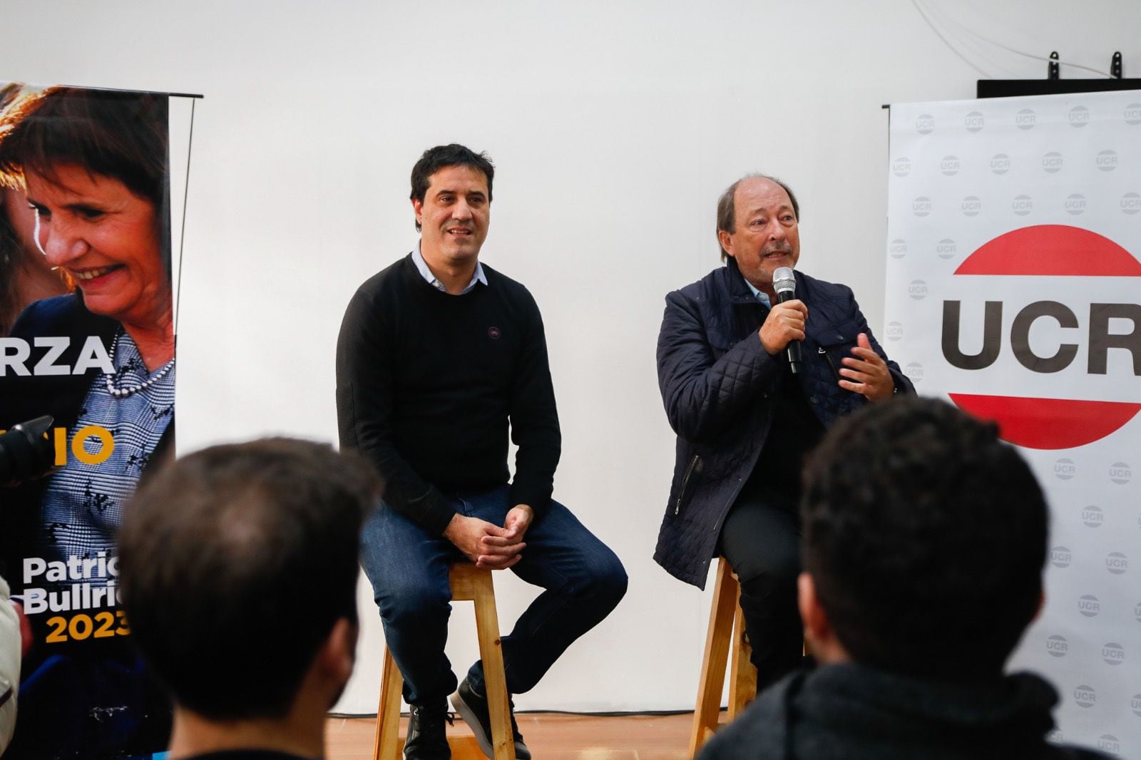 Maximiliano Abad y Ernesto Sanz se mostraron juntos en una recorrida en la Costa Atlántica