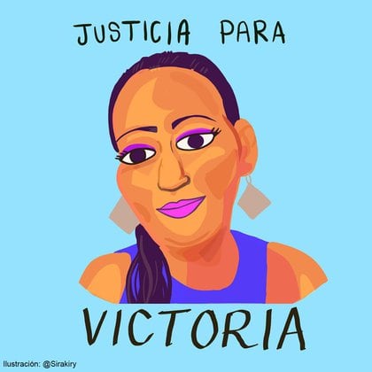 Victoria sufrió una fractura en las vértebras que le causó la muerte (Foto: Twitter/@ONUDHmexico/Ilustración/@sirakiry)
