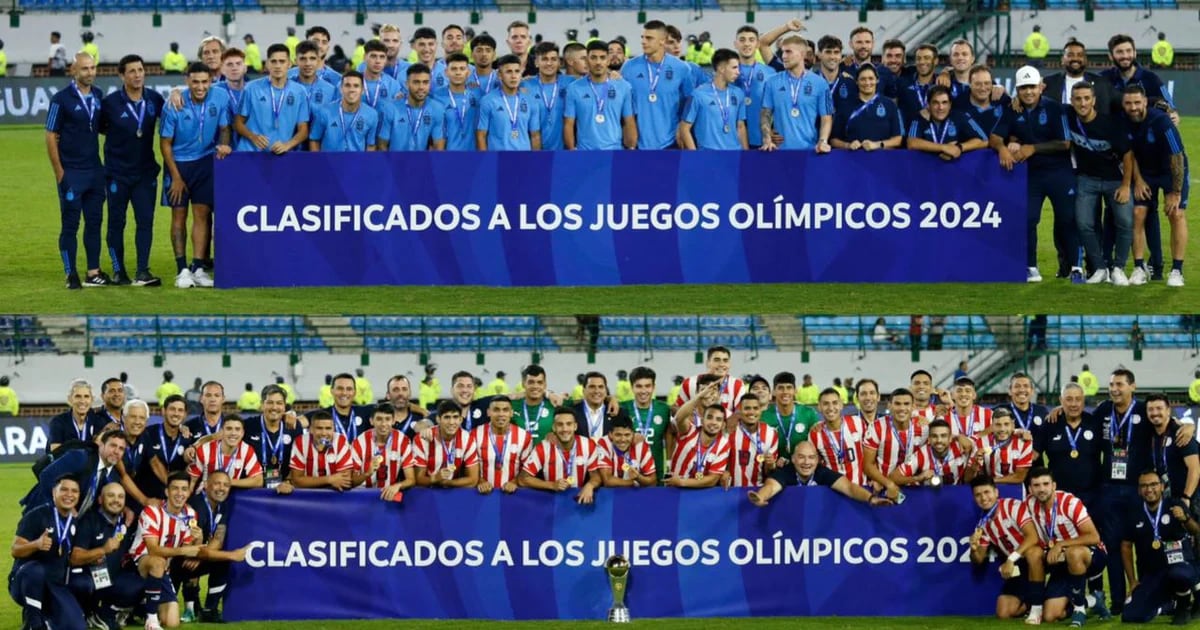 Selon le classement de l'Argentine et du Paraguay, ce sont les équipes de football qui participeront aux Jeux olympiques.
