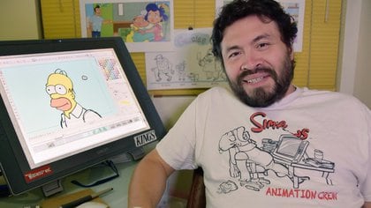 Edwin migró a Estados Unidos desde pequeño donde tuvo la oportunidad de trabajar como caricaturista (Foto: Twitter@iDrawhomer)