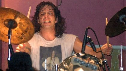 Eduardo Vázquez, el baterista de Callejeros, es el único que sigue en prisión, pero por el femicidio de su mujer, Wanda Taddei Télam 162