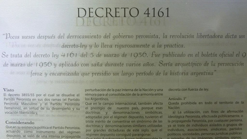 El decreto que prohibió nombrar a Perón (R.Peiró)