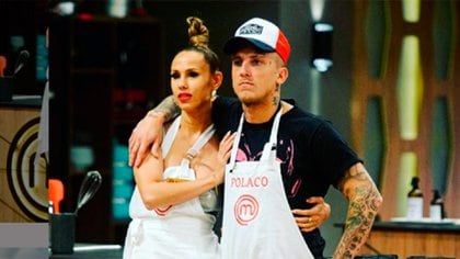 El Polaco con Barby Silenzi, el día que ella lo acompañó a Masterchef Celebrity; esa vez, no les fue nada bien