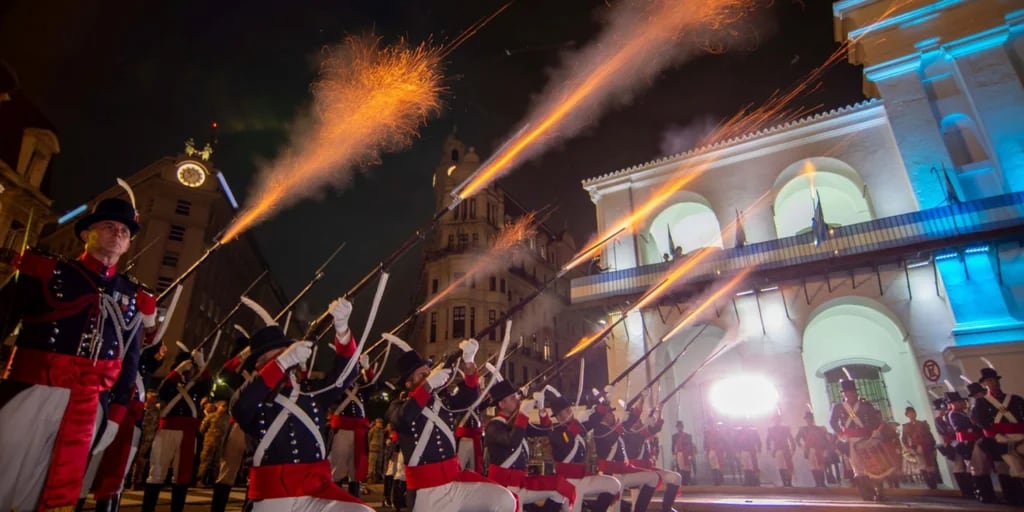 Realizaron el relevo de la Guardia de Honor del Cabildo Histórico de Buenos Aires