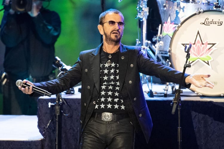 Ringo Starr en un show en Los Ángeles , en septiembre de 2019 (Foto: Shutterstock)