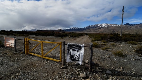 Entrada a la Pu Lof mapuche, lugar de los incidentes del 1° de agosto (Nicolás Stulberg)