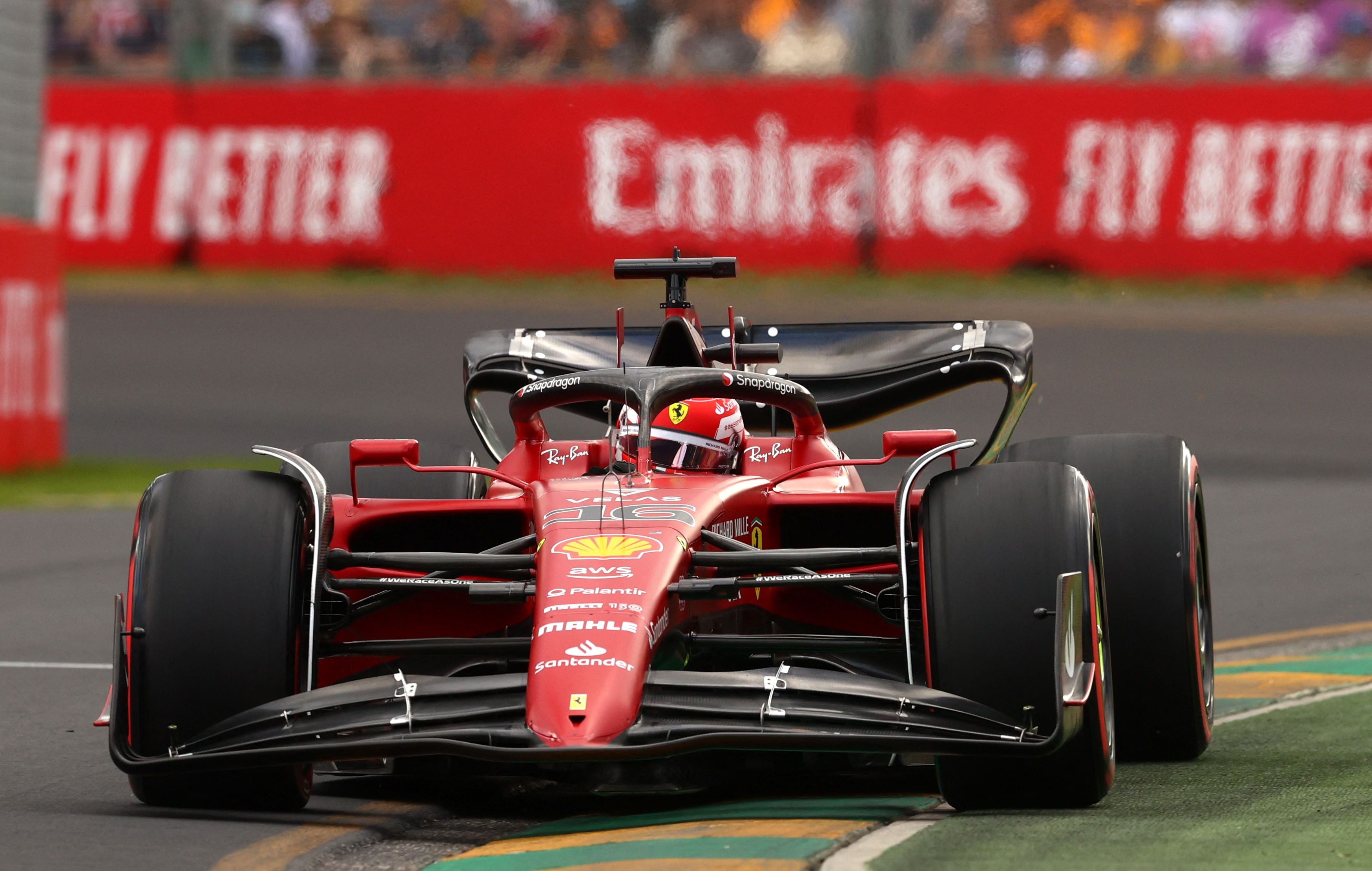 Leclerc rumbo al triunfo en Melbourne, Australia (REUTERS/Martin Keep)
