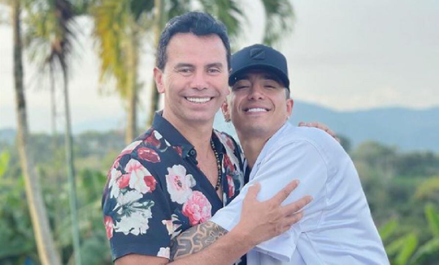 Jhonny Rivera y Andy Rivera. Foto: Instagram @jhonnyrivera
