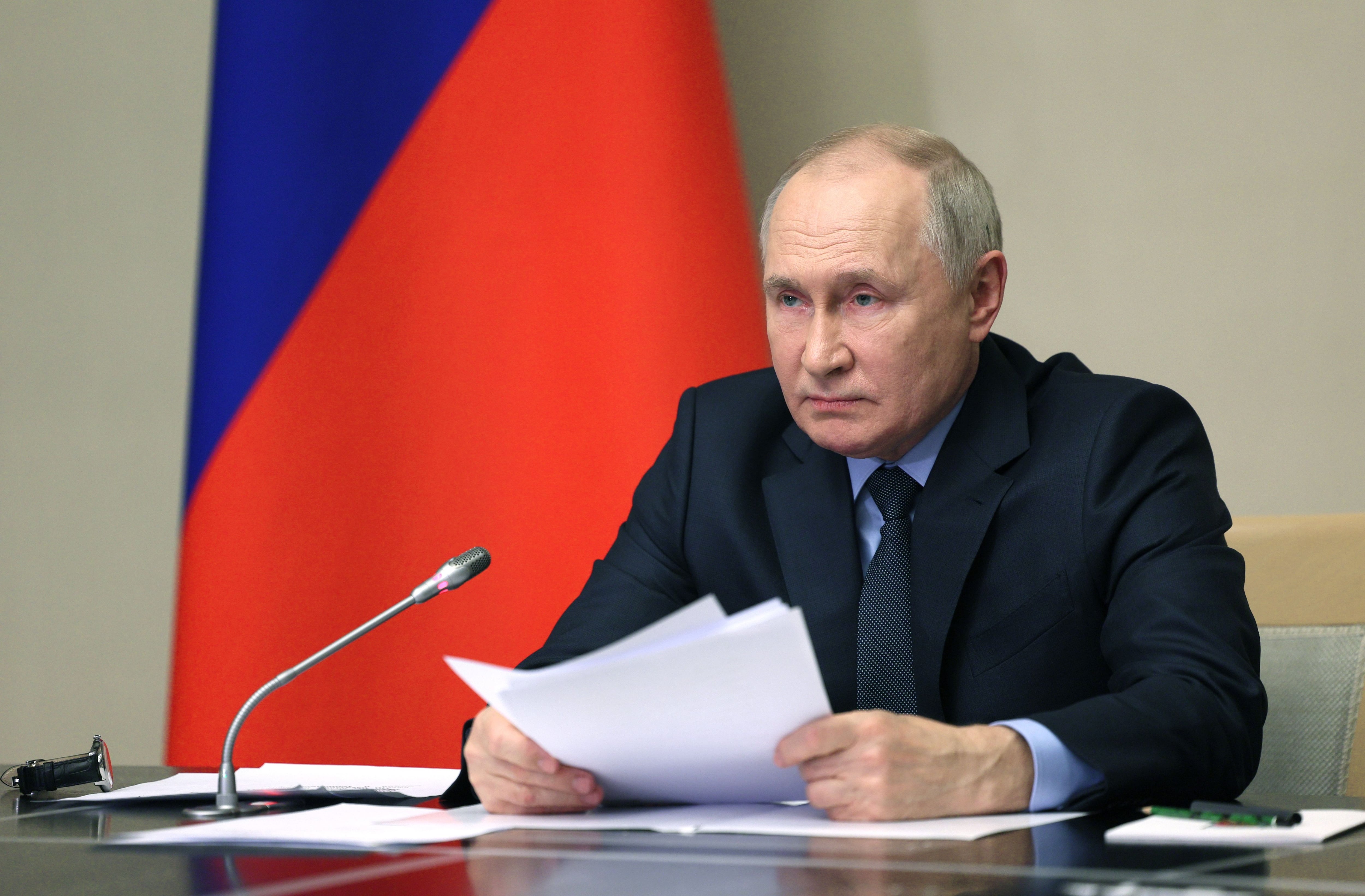 El presidente ruso Vladimir Putin (EFE/EPA/GAVRIIL GRIGOROV)
