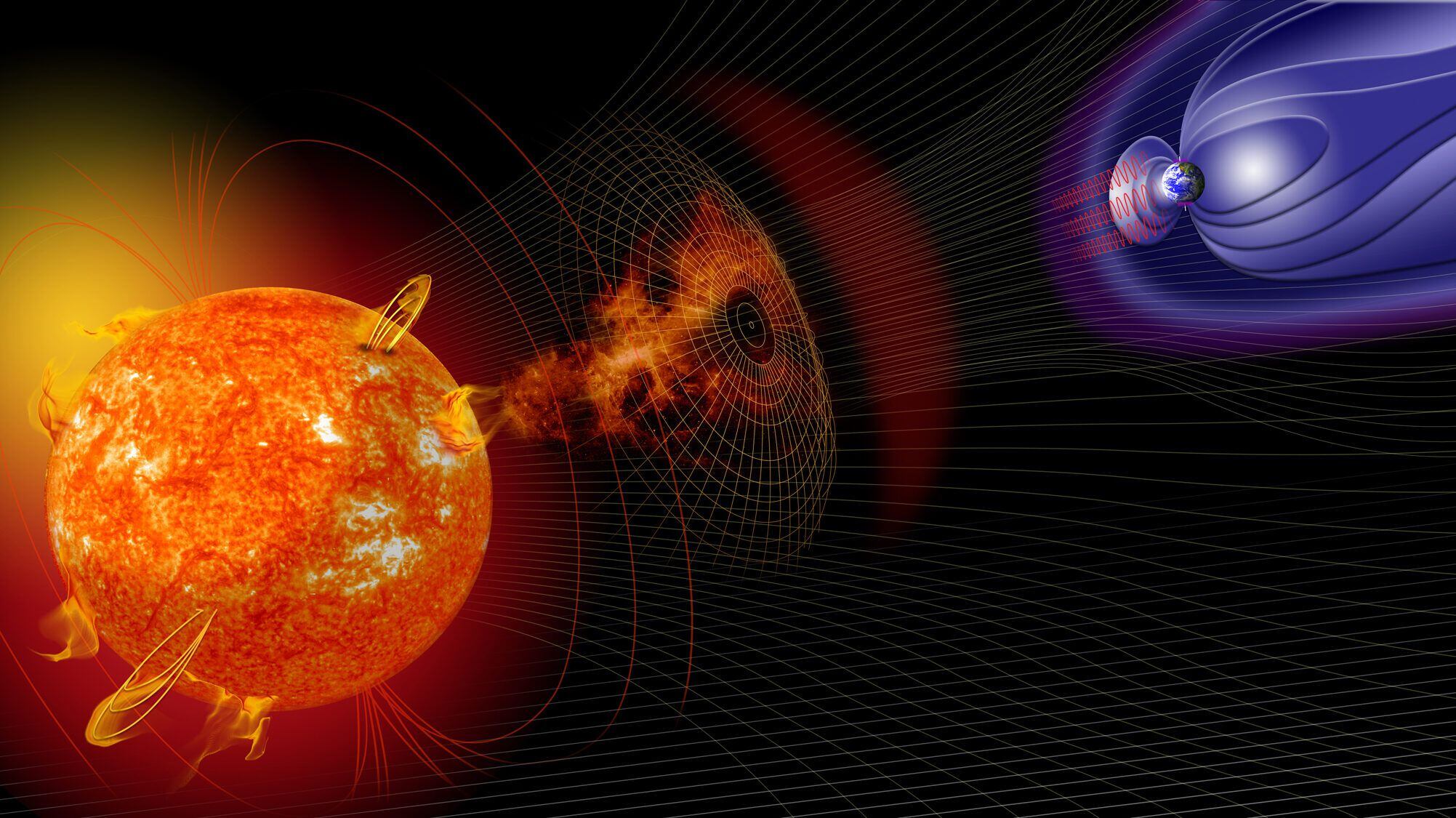 La expansión del Sol es un proceso a largo plazo por el cual se espera que esta estrella aumente significativamente de tamaño y brillo a medida que consume su combustible nuclear. (NASA) 