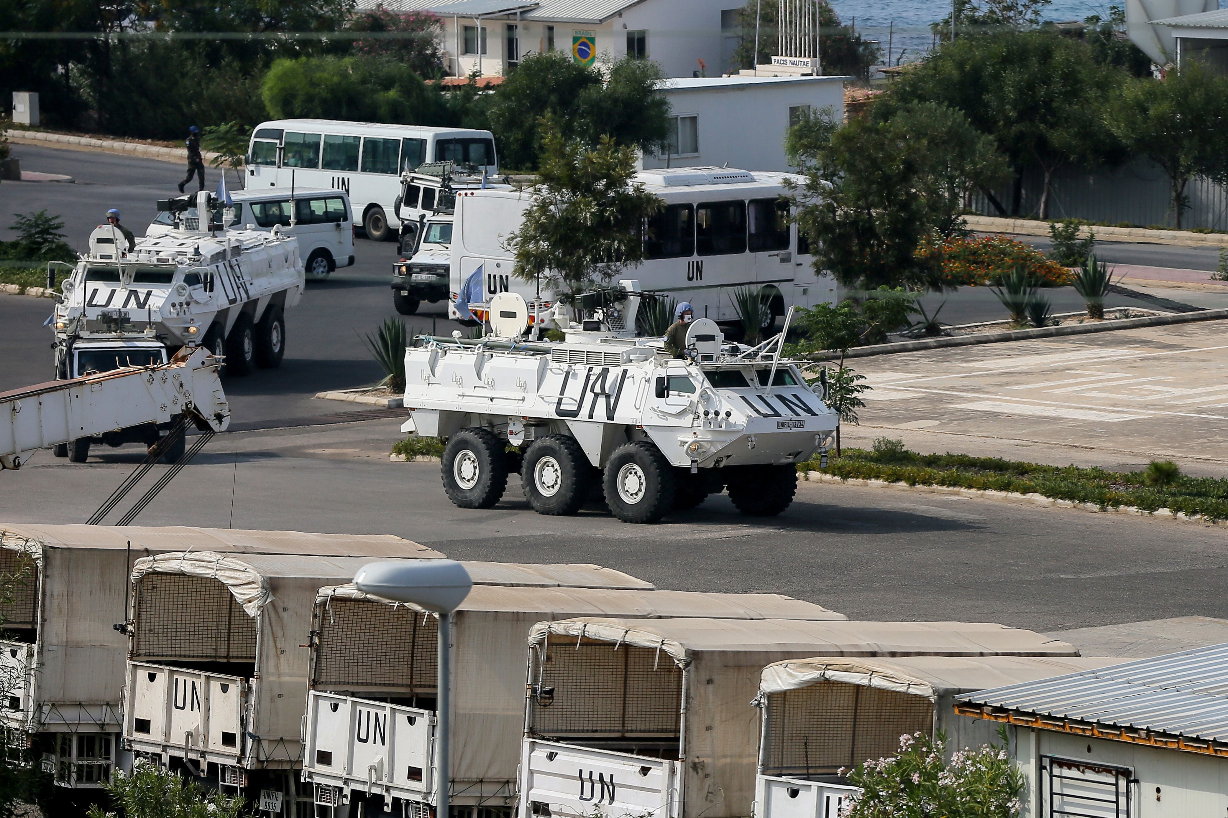 Las Fuerzas de Mantenimiento de la Paz de la ONU en Líbano reforzaron su presencia en la zona (Europa Press)
